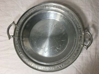 Everlast Forged Aluminum Round Pie Cake Pan Handle Plate Carrier 1152 Vintage C