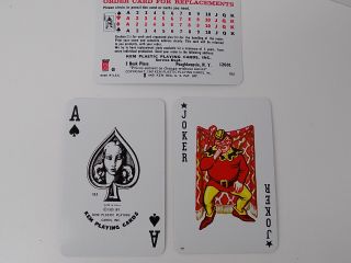 KEM Plastic Playing Cards Vintage,  2 decks with Jokers and Re - order card 4