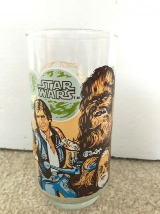 Vintage Star Wars 1977 Chewbacca Burger King/coca - Cola Glass