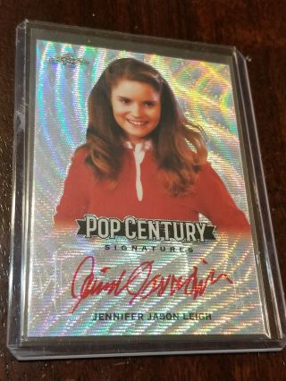 2019 Leaf Pop Century Jennifer Jason Leigh Auto Red Ink Fast Times Signed