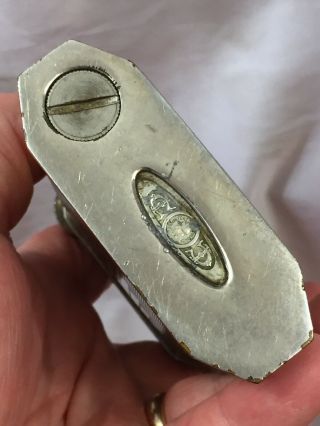 Vintage FUJIAMA Lift Arm Table Lighter With Art Deco Design & French Tax Stamp 7
