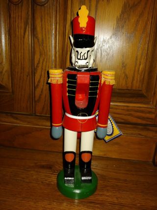 Zebra Soldier Nutcracker Swank Collectible Limited Edition 1992 Ctf Of Authentic