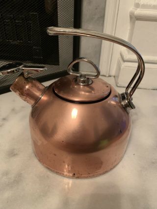 Whistling Tea Kettle Chantal 1.  8 Qt Harmonizing Two - Toned 18/10 Stainless Steel