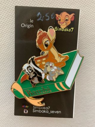 Disney D23 Expo Wdi Storybook Bambi Le 250 Pin