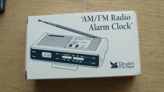 Vintage Transistor Radio Am/fm Alarm Clock Pocket Size Hi - Bunsonic ?
