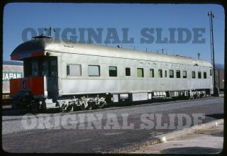 Orig 1977 Slide - Atsf Atchison Topeka & Santa Fe Business Car 58 Passenger