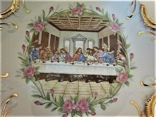 3 Vintage Last Supper,  Jesus Knocking,  Lords Prayer 8 