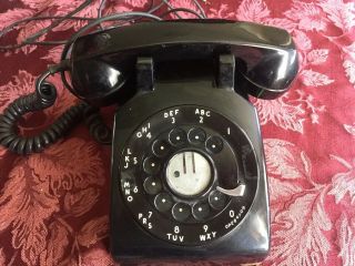 Vintage Western Electric Bell Telephone Rotary Dial Desk Phone R1 - 73j