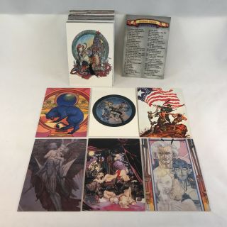 The Fantasy Art Of Michael Kaluta Series 1 (fpg/1994) Complete Trading Card Set