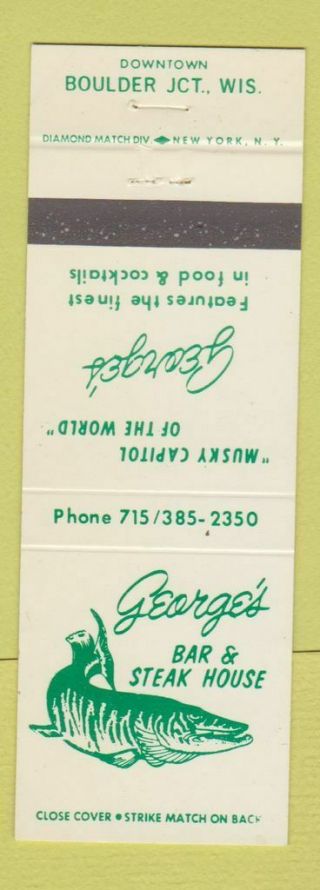 Matchbook Cover - George 