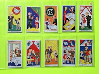 Cigarette Cards Amusing Tricks & How To - Set Of 50 Cards - 1937