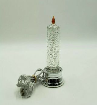 Raz Imports 10 " Electric Glitter Candle Lamp Holiday Or Year Round