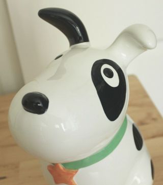 Target Spot the Dog Bullseye Ceramic White Black Puppy Cookie Jar Canister 2