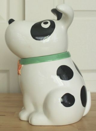 Target Spot the Dog Bullseye Ceramic White Black Puppy Cookie Jar Canister 4