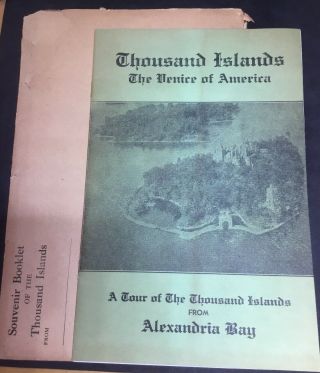 1920 The Venice Of America - A Tour Of The Thousand Islands From Alexandria Bay