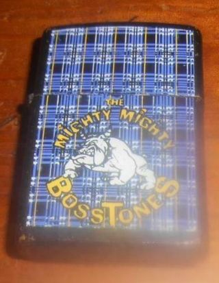 Mighty Mighty Bosstones Zippo Lighter Rare Double Sided Taang Records Label
