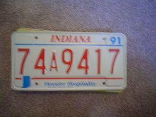 Indiana Hoosier License Plate Buy All States Here