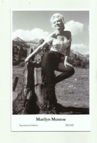 N488) Marilyn Monroe Swiftsure (201/632) Photo Postcard Film Star Pin Up