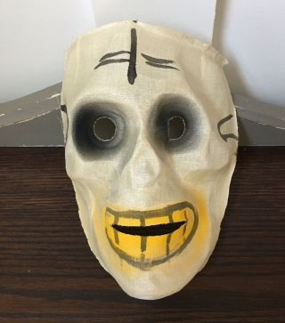 Vintage Halloween Gauze Mask Skeleton From The 1940s,