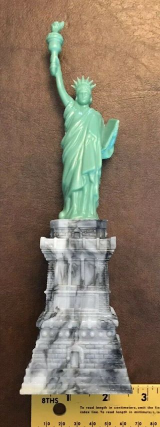 Vintage Statue Of Liberty Plastic Souvenir York City Nyc