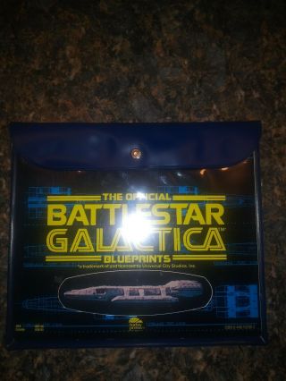 Vintage 1978 The Official Battlestar Galactica Blueprints Complete Set Of 10