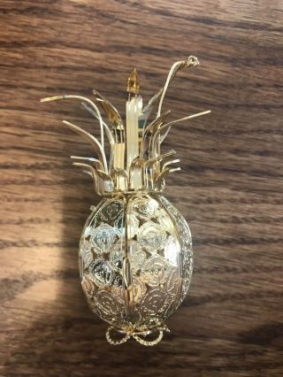 Baldwin Brass 3 - D Pineapple Christmas Ornament 3