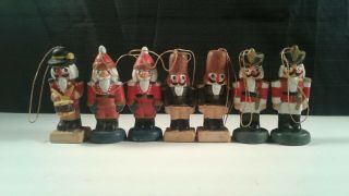 Christmas Ornaments Hand Painted Ceramic 3 " Soldier 