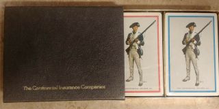 The Continental Insurance Company Double Deck Playing Cards Continental Soldiers