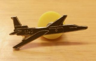 Vintage U - 2 Lockheed Spy Aircraft Enamel Lapel Pin
