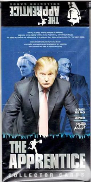 THE APPRENTICE - DONALD TRUMP - COMIC IMAGES - BASE TRADING CARD SET 2005 2