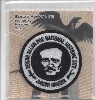 Edgar Allan Poe National Historic Site Philadelphia Souvenir Junior Ranger Patch