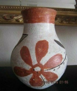 Antique Native American ACOMA Hand Made Pottery Vase from SANTA FE ESTATE 2