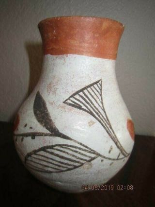 Antique Native American ACOMA Hand Made Pottery Vase from SANTA FE ESTATE 3