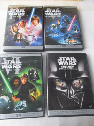 Barely Star Wars Trilogy Dvd Box Set Collectable