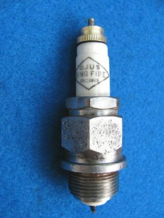 Vintage 1919 Ojus Ring Fire Spark Plug