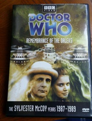 Doctor Dr Who Remembrance Of The Daleks[1988] Story 152 (dvd,  2002) Us/region 1