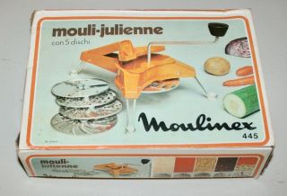 Moulinex Mouli - Julienne 445 Rotary Slicer Grater Shredder Processor France