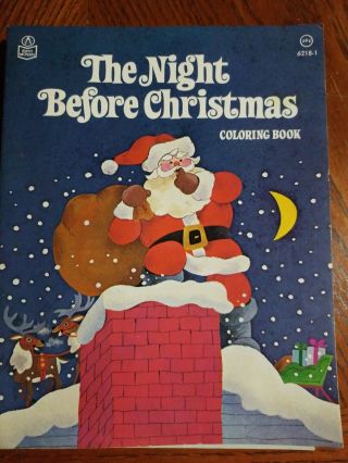 Vintage Christmas Coloring Books 3