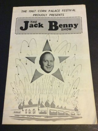 1967 The Corn Palace Program Mitchell,  South Dakota Jack Benny