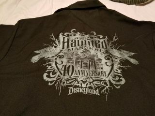 Disney Haunted Mansion 40th Anniversary Exclusive Button Shirt Size 3xl