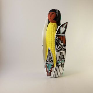 Vintage Native American Pottery Corn Maiden figurine 2