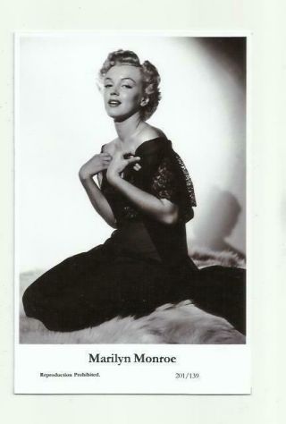 N488) Marilyn Monroe Swiftsure (201/139) Photo Postcard Film Star Pin Up
