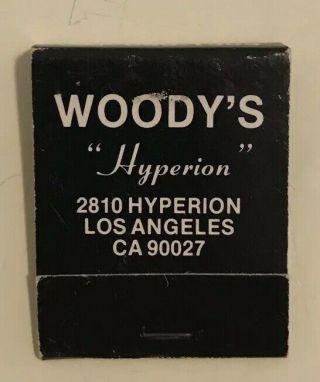 Vintage Book Of Matches Woody’s Gay Bar Los Angeles