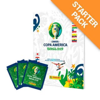 Panini Copa America 2019 Brazil HARDCOVER Starter Pack Album 3