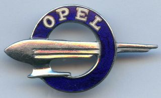 Germany Vintage Opel Automobile Car Badge Pin Grade