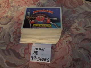 1987 87 Garbage Pail Kids Gpk Usa Series 9 Complete Set 88 Cards Pack Fresh