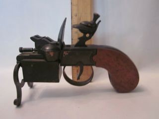 Antique Pistol Lighter Tobacianna Flintlock Gun Japan 1950 