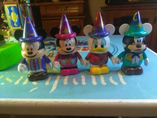 Disney 3 " Vinylmation Disneyland Paris 20th Ann.  Mickey,  Minnie,  Donald,  Goofy