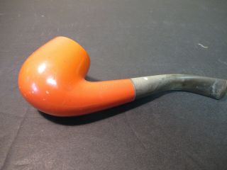 Dr Graybow Vintage Smoking Tobaco Pipe Orange Color Duke Imported Briar Automati
