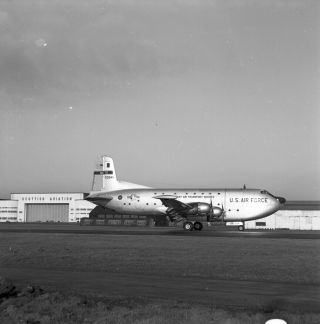 Usaf,  Douglas C - 124 Globemaster,  20945,  At Prestwick,  Large Size Negative